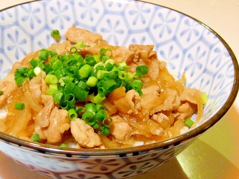 簡単！豚丼